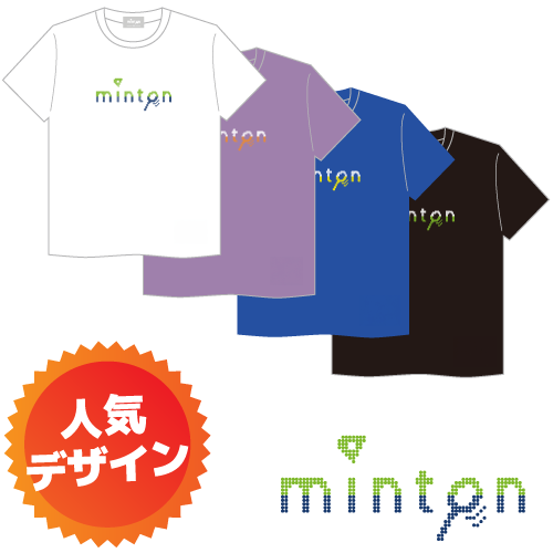 mintonドットロゴTシャツ / minton dot-logo T-Shirt [minton_t_14]